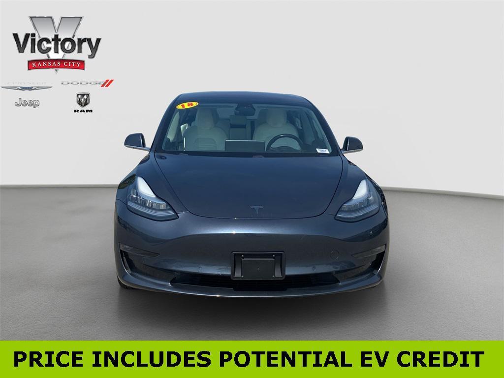 used 2018 Tesla Model 3 car, priced at $18,500