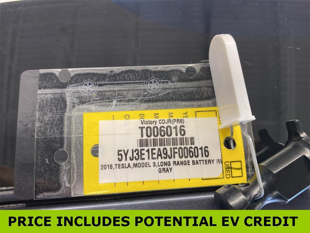 used 2018 Tesla Model 3 car, priced at $18,500