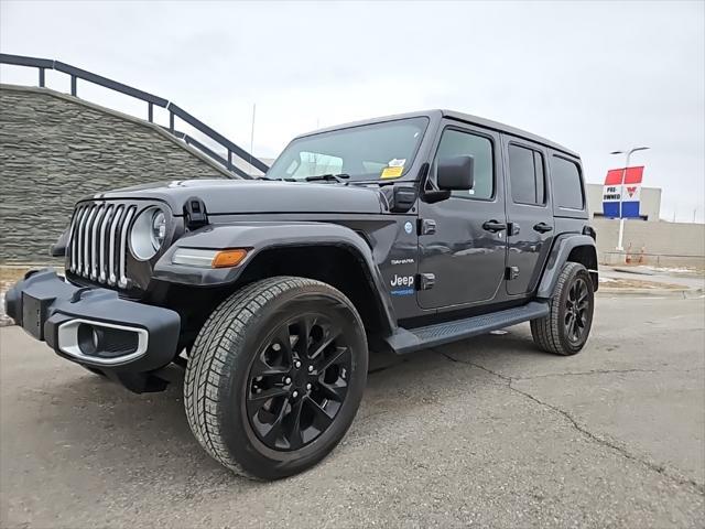 used 2021 Jeep Wrangler Unlimited 4xe car, priced at $27,559