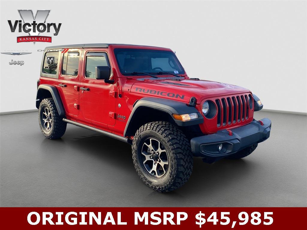 used 2020 Jeep Wrangler Unlimited car, priced at $34,981