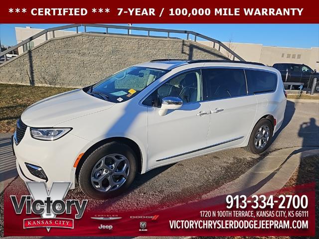 used 2022 Chrysler Pacifica car, priced at $33,459