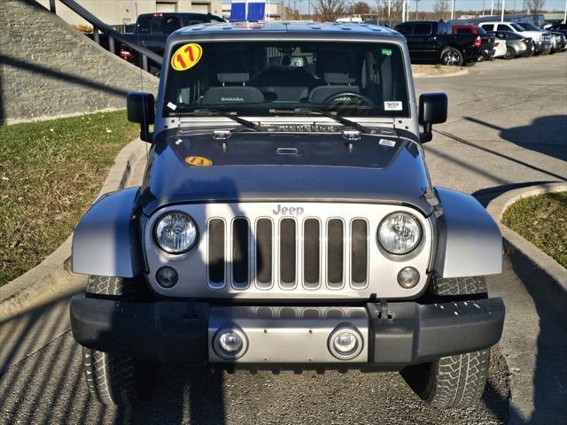 used 2017 Jeep Wrangler Unlimited car, priced at $22,997