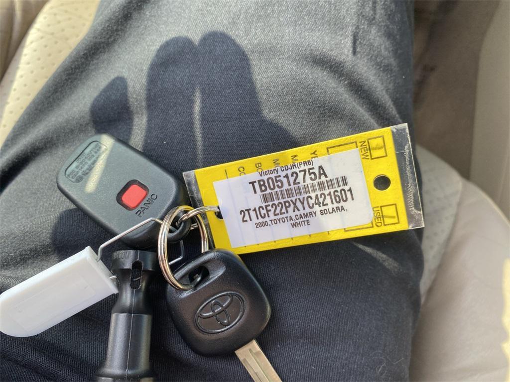 used 2000 Toyota Camry Solara car, priced at $8,995