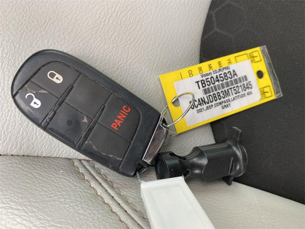 used 2021 Jeep Compass car, priced at $16,750