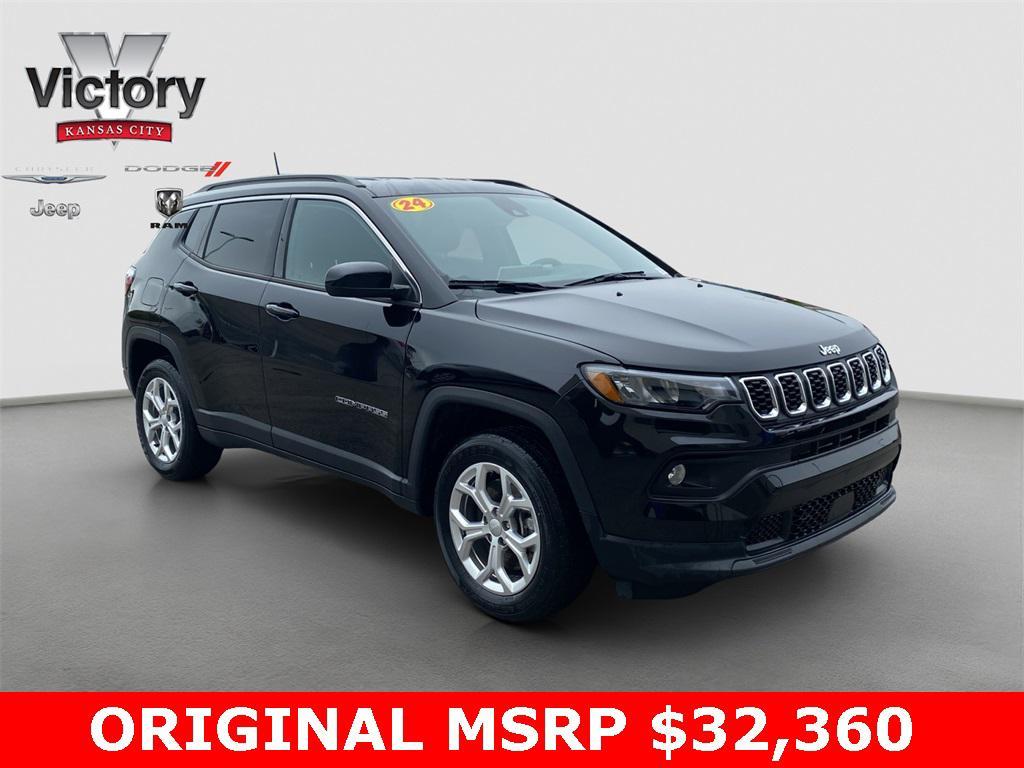 used 2024 Jeep Compass car, priced at $22,500