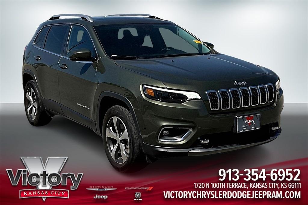 used 2021 Jeep Cherokee car, priced at $27,187