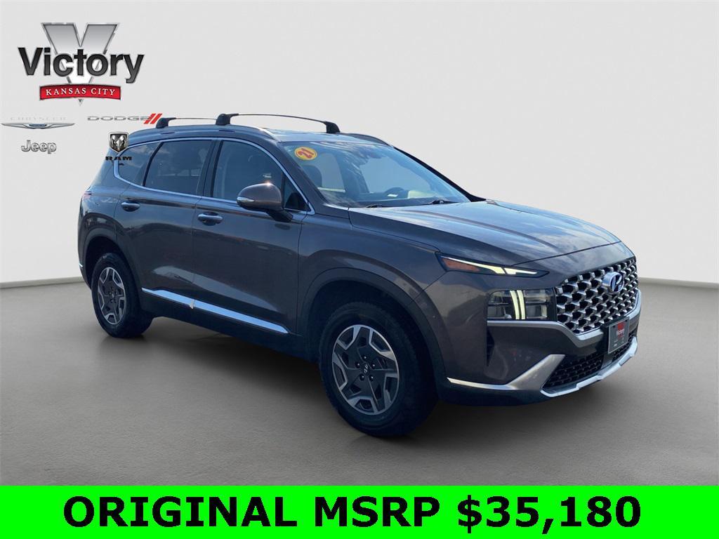 used 2021 Hyundai SANTA FE HEV car, priced at $19,500