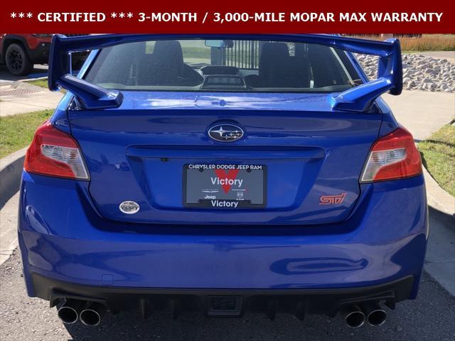 used 2018 Subaru WRX STI car, priced at $26,997