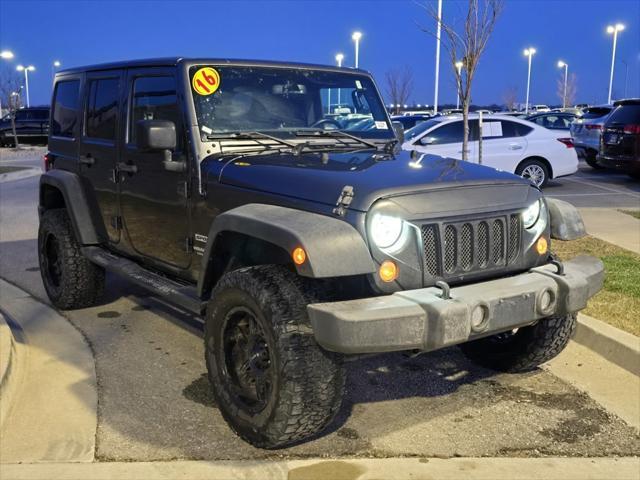 used 2016 Jeep Wrangler Unlimited car, priced at $17,451