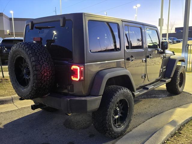 used 2016 Jeep Wrangler Unlimited car, priced at $17,451