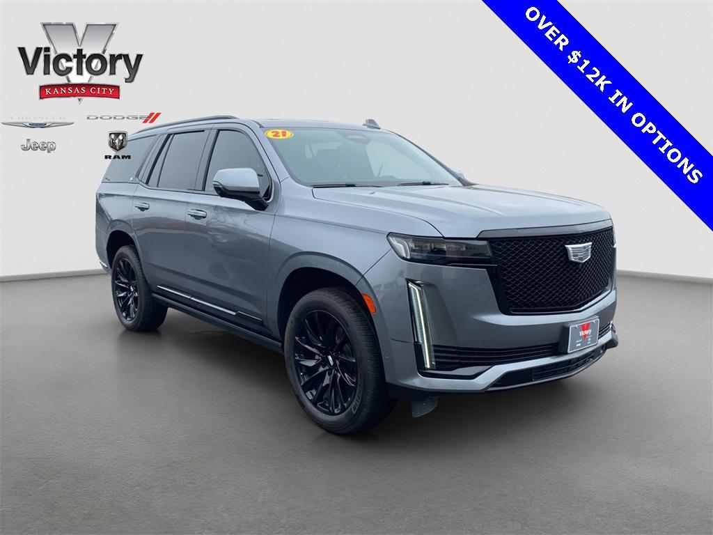 used 2021 Cadillac Escalade car, priced at $62,444