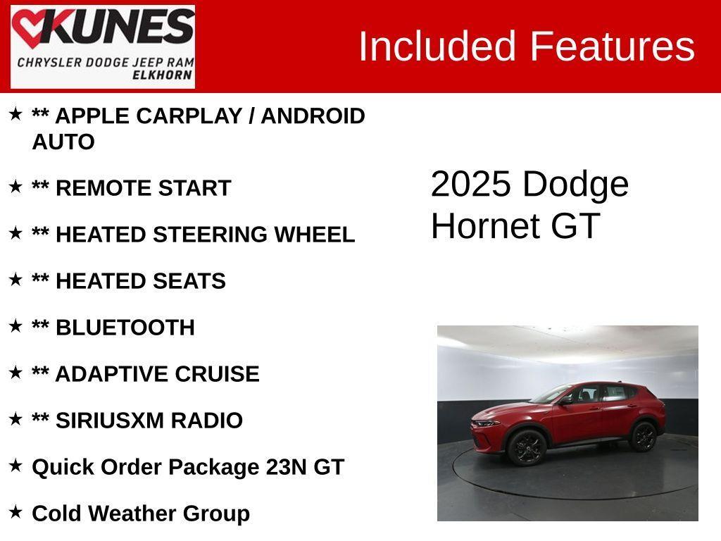 new 2025 Dodge Hornet car, priced at $33,475