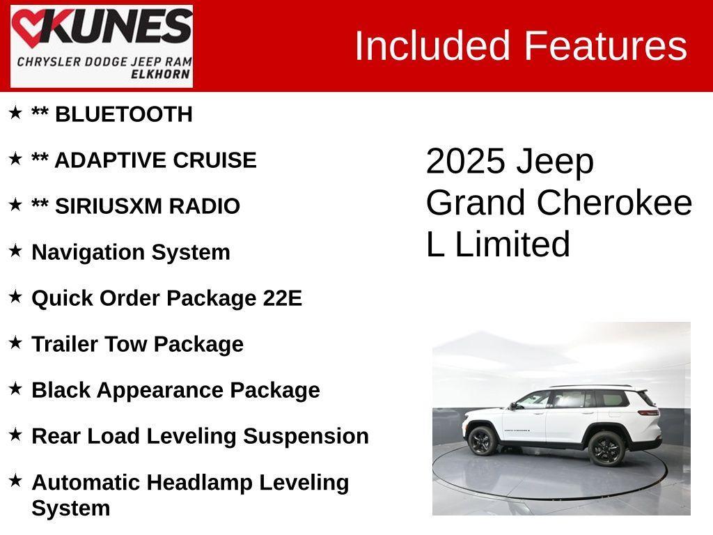 new 2025 Jeep Grand Cherokee L car, priced at $53,090