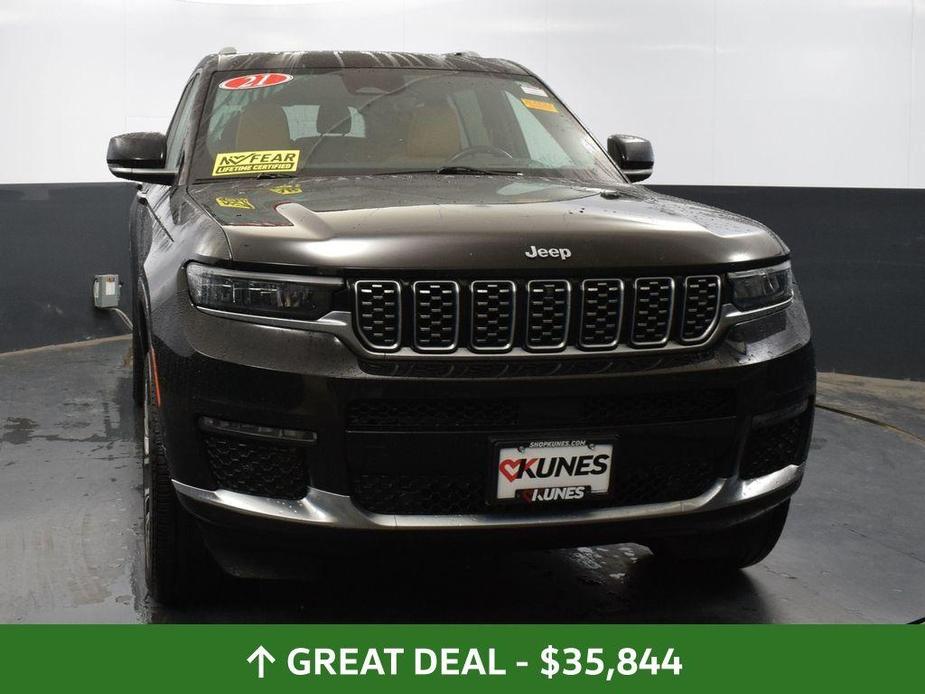 used 2021 Jeep Grand Cherokee L car, priced at $35,844