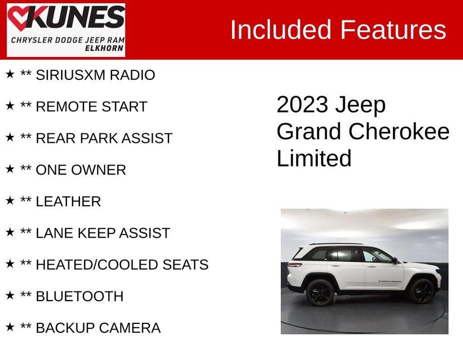 used 2023 Jeep Grand Cherokee car, priced at $29,579