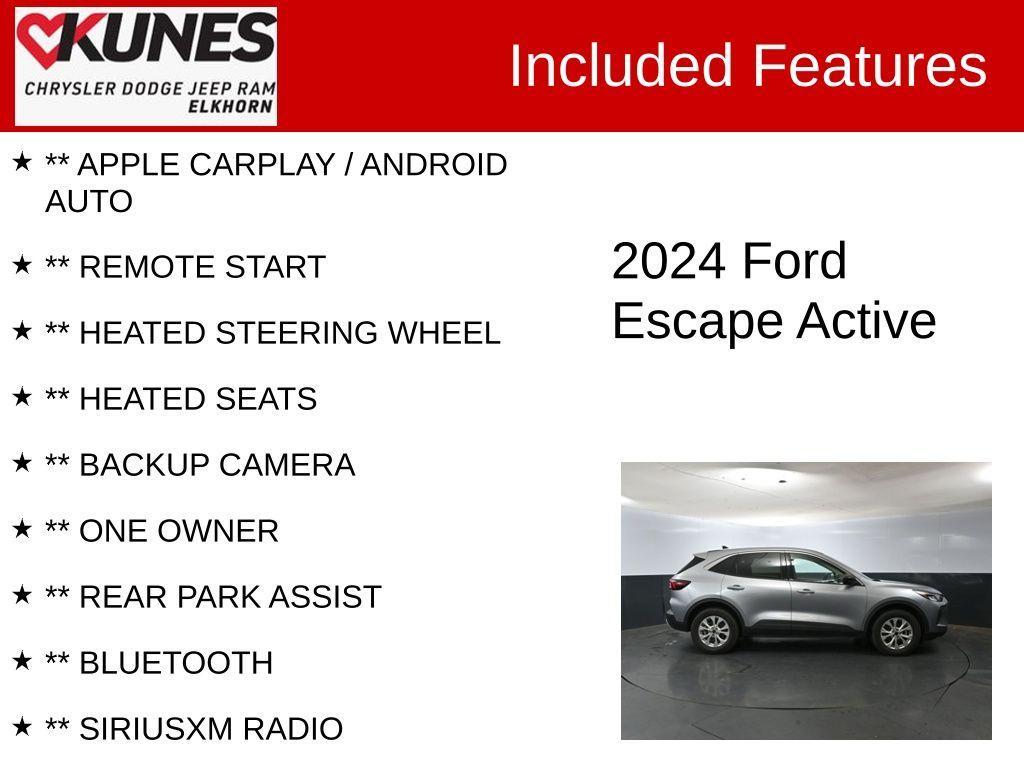 used 2024 Ford Escape car, priced at $24,839