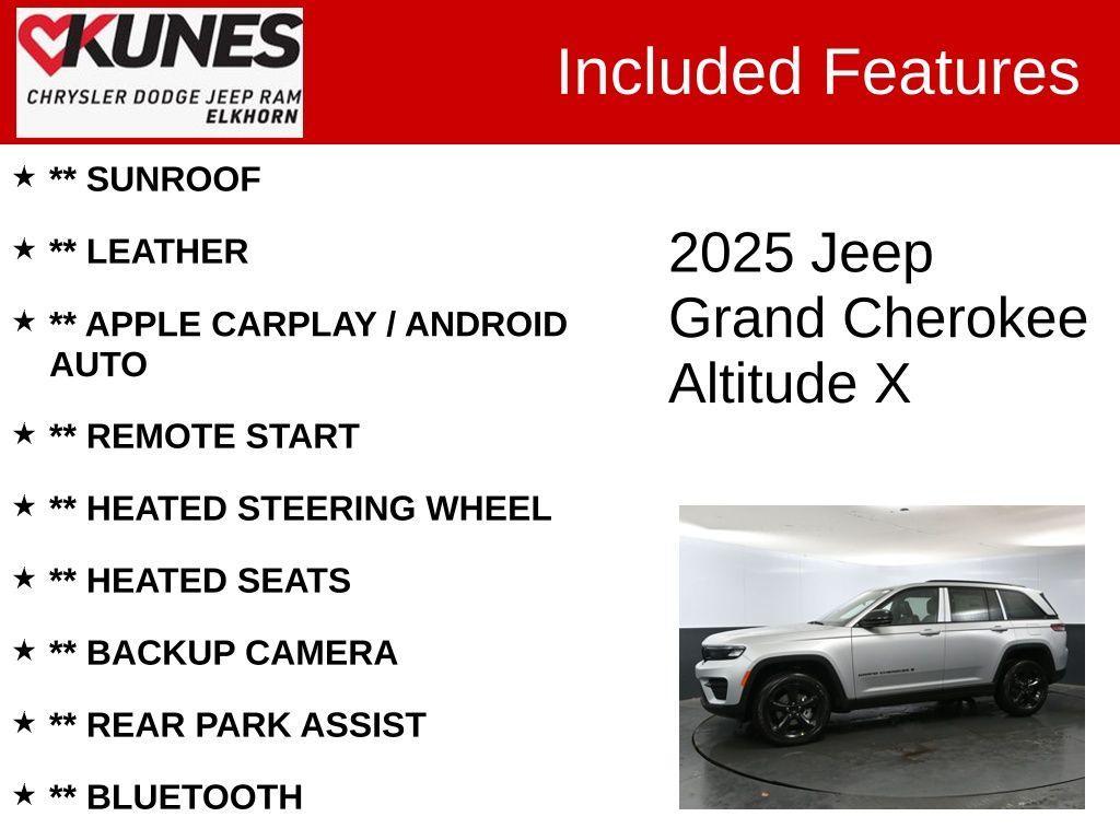 new 2025 Jeep Grand Cherokee car, priced at $42,114