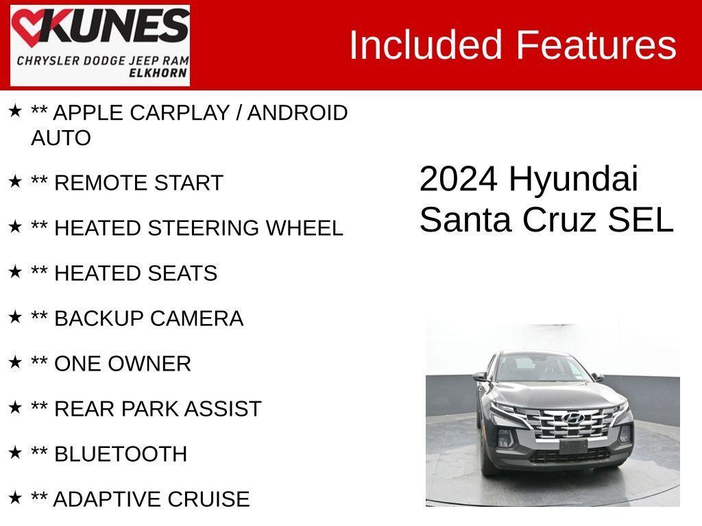 used 2024 Hyundai SANTA CRUZ car, priced at $24,995