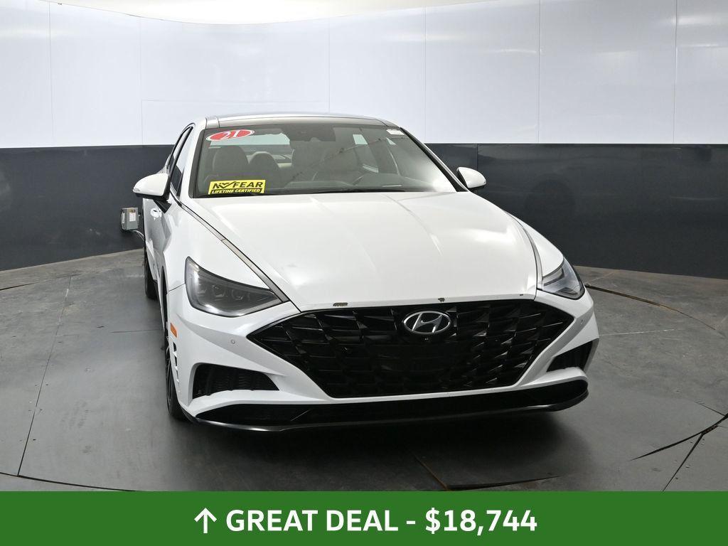 used 2021 Hyundai Sonata car, priced at $18,744