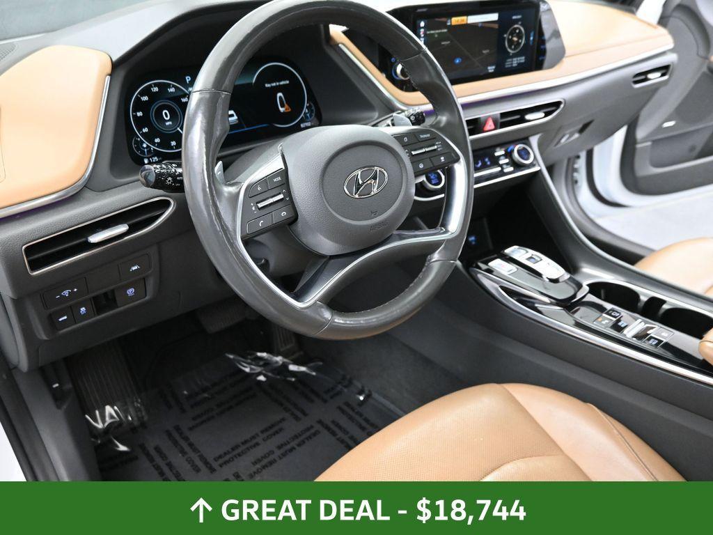 used 2021 Hyundai Sonata car, priced at $18,744