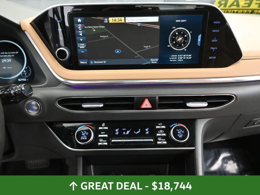 used 2021 Hyundai Sonata car, priced at $18,744
