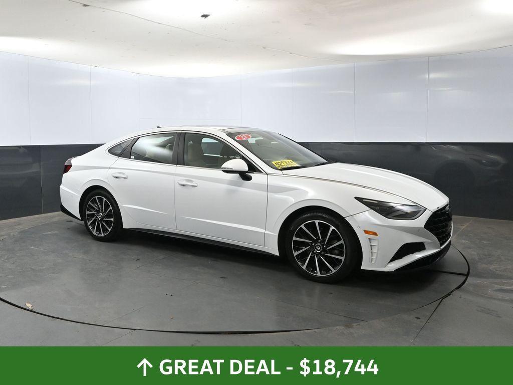 used 2021 Hyundai Sonata car, priced at $18,744