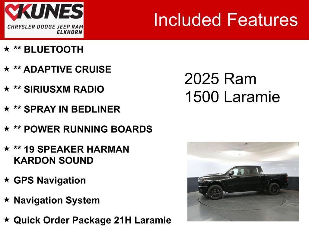 new 2025 Ram 1500 car, priced at $66,366