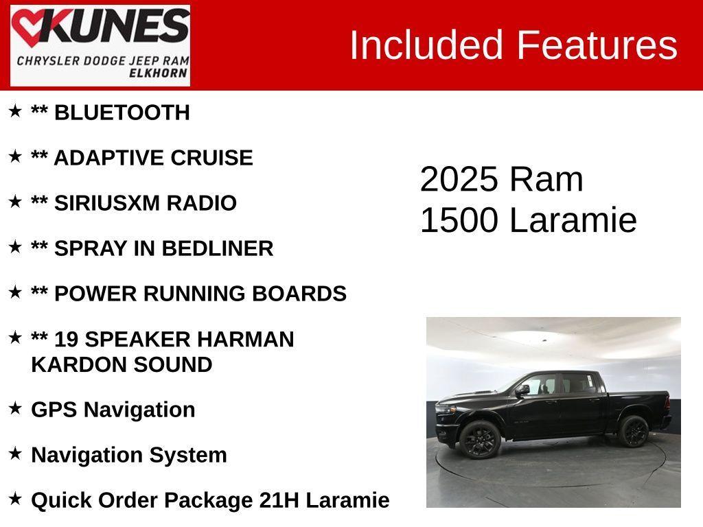 new 2025 Ram 1500 car, priced at $58,034