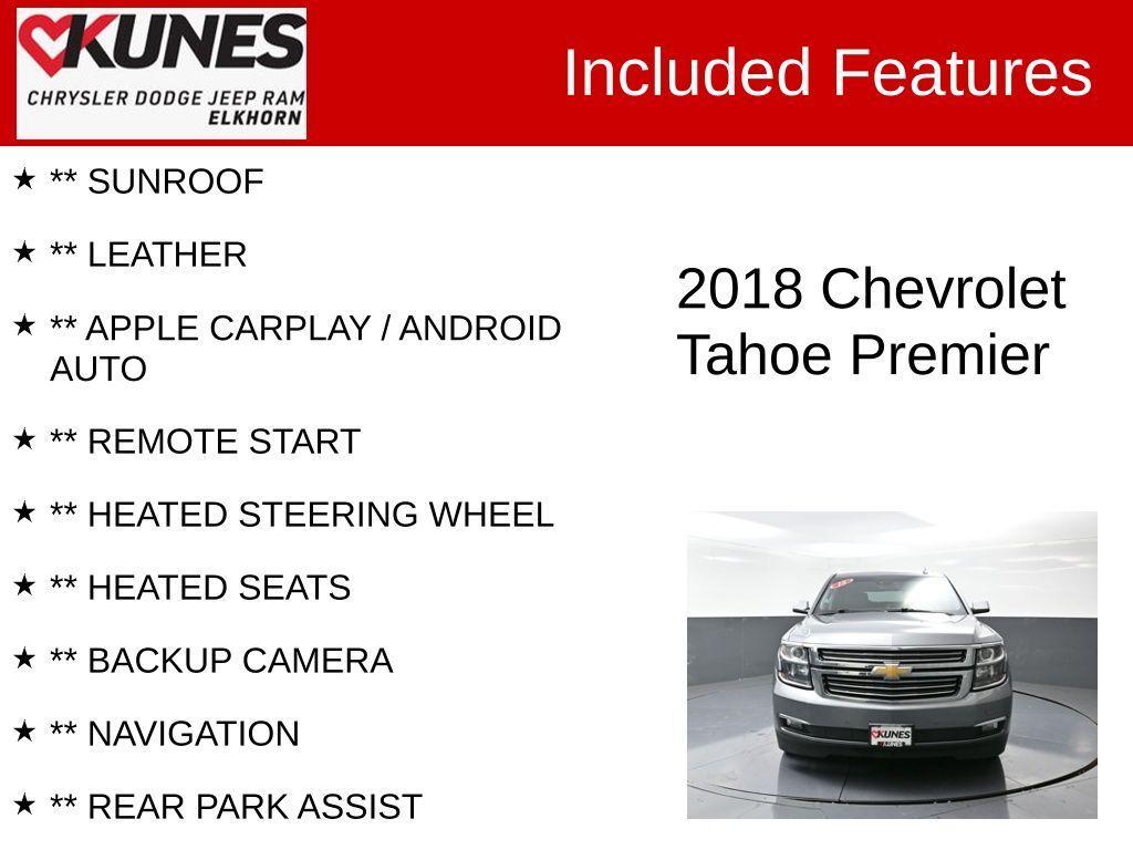used 2018 Chevrolet Tahoe car, priced at $25,703