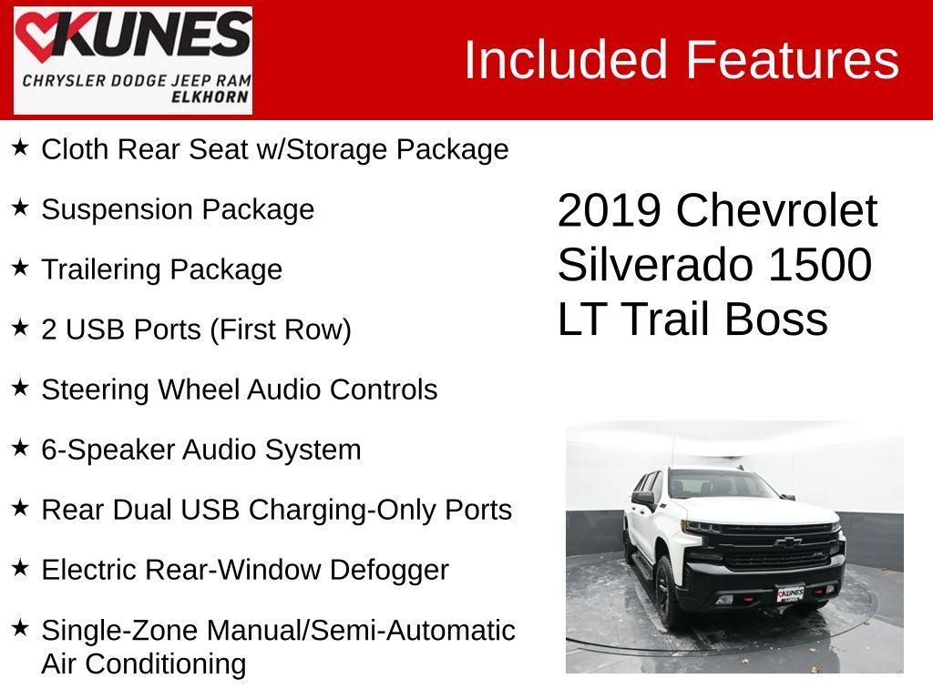 used 2019 Chevrolet Silverado 1500 car, priced at $32,953