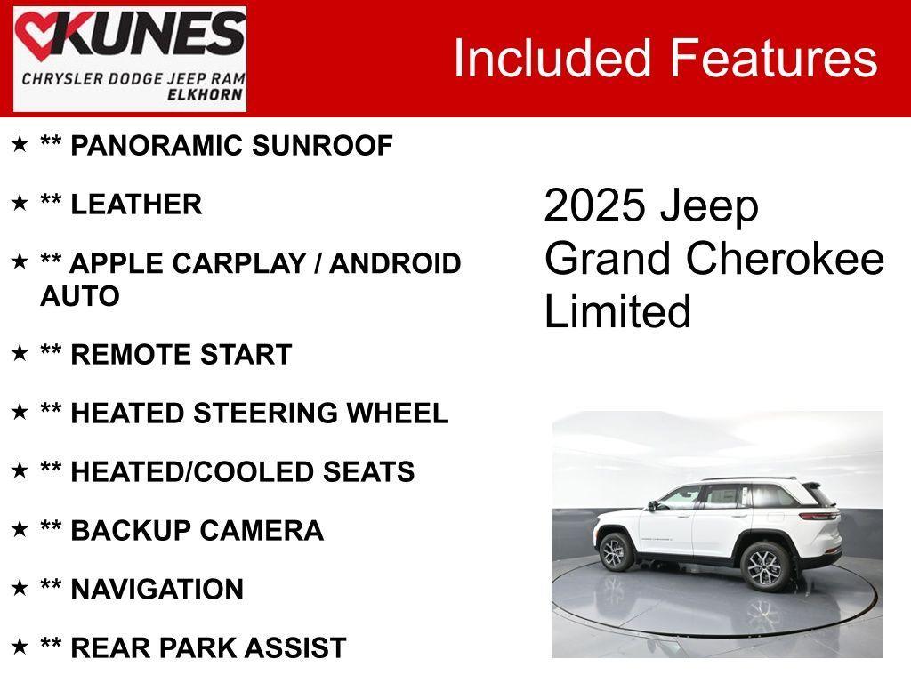 new 2025 Jeep Grand Cherokee car, priced at $50,255