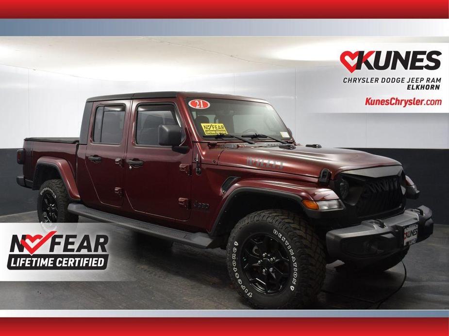 used 2021 Jeep Gladiator car, priced at $30,752