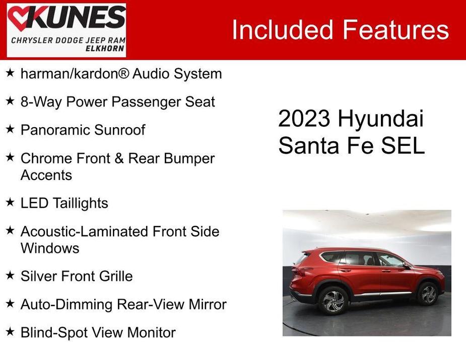 used 2023 Hyundai Santa Fe car, priced at $25,499