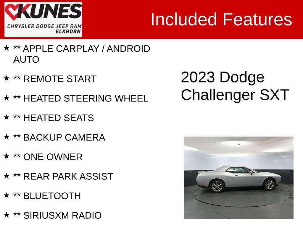 used 2023 Dodge Challenger car, priced at $29,231