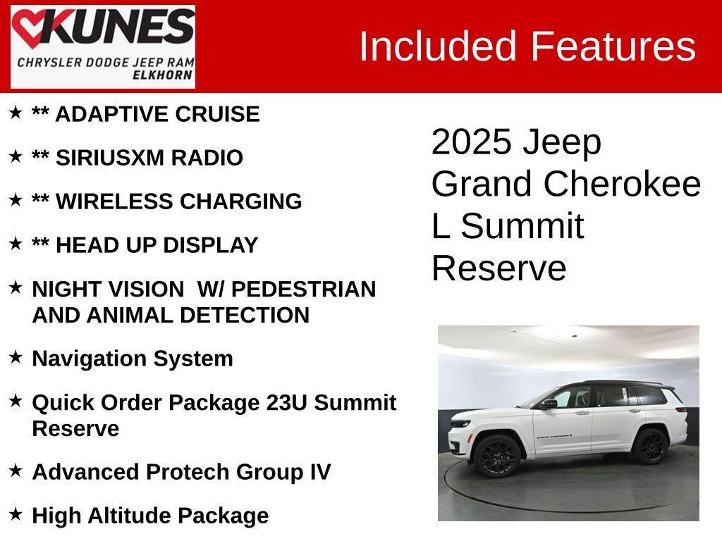 new 2025 Jeep Grand Cherokee L car, priced at $75,625