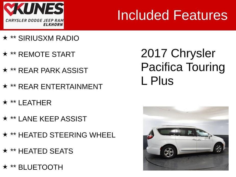 used 2017 Chrysler Pacifica car, priced at $15,155