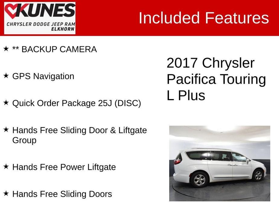 used 2017 Chrysler Pacifica car, priced at $15,155