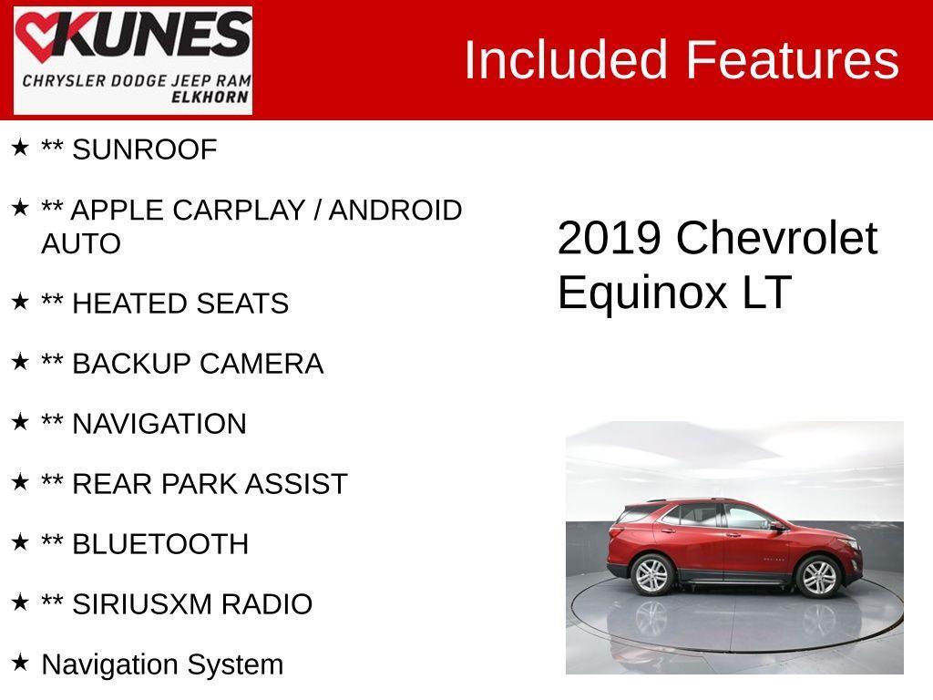 used 2019 Chevrolet Equinox car, priced at $17,712
