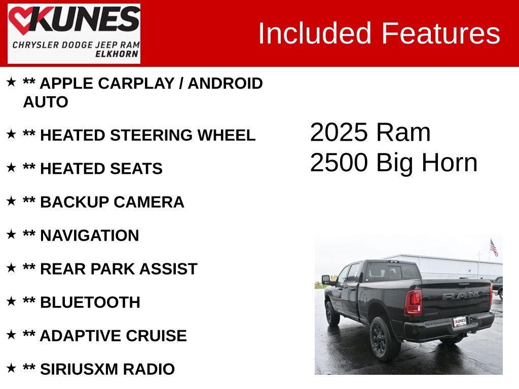 new 2025 Ram 2500 car, priced at $78,315