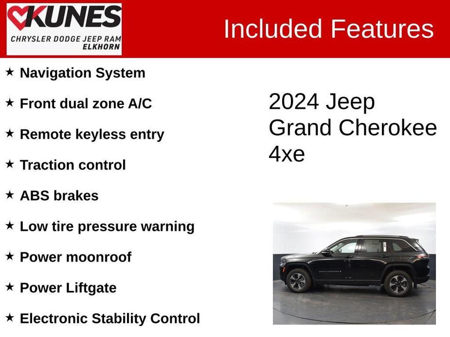 new 2024 Jeep Grand Cherokee 4xe car, priced at $50,890