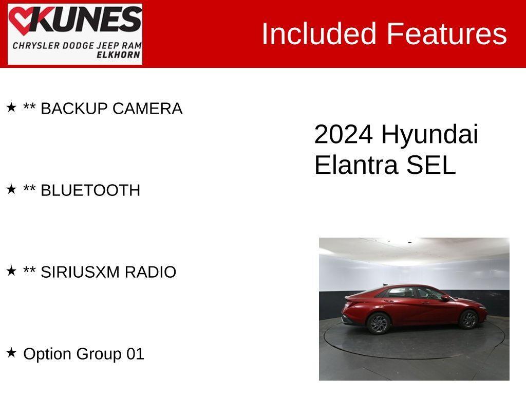 used 2024 Hyundai Elantra car, priced at $20,855