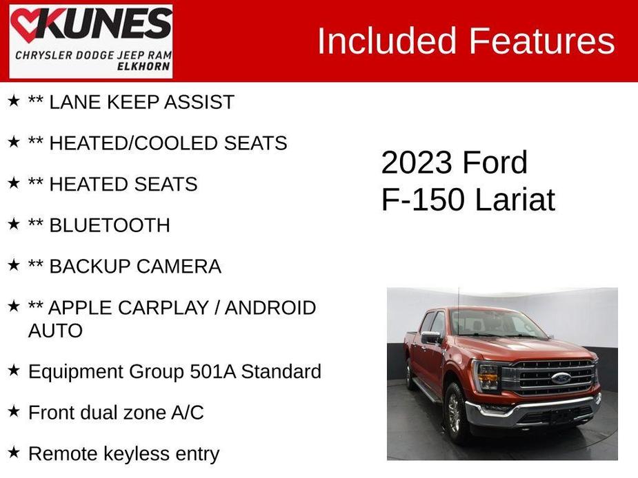 used 2023 Ford F-150 car, priced at $52,060