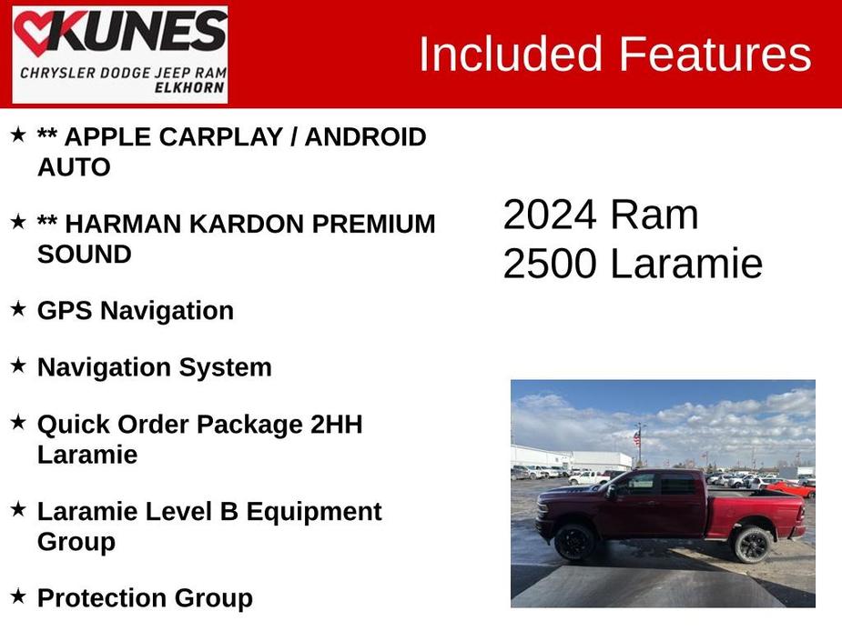 new 2024 Ram 2500 car, priced at $77,348