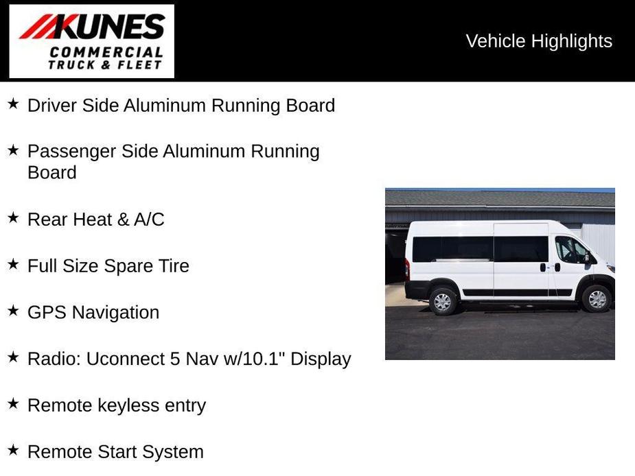 new 2024 Ram ProMaster 2500 Window Van car, priced at $75,900