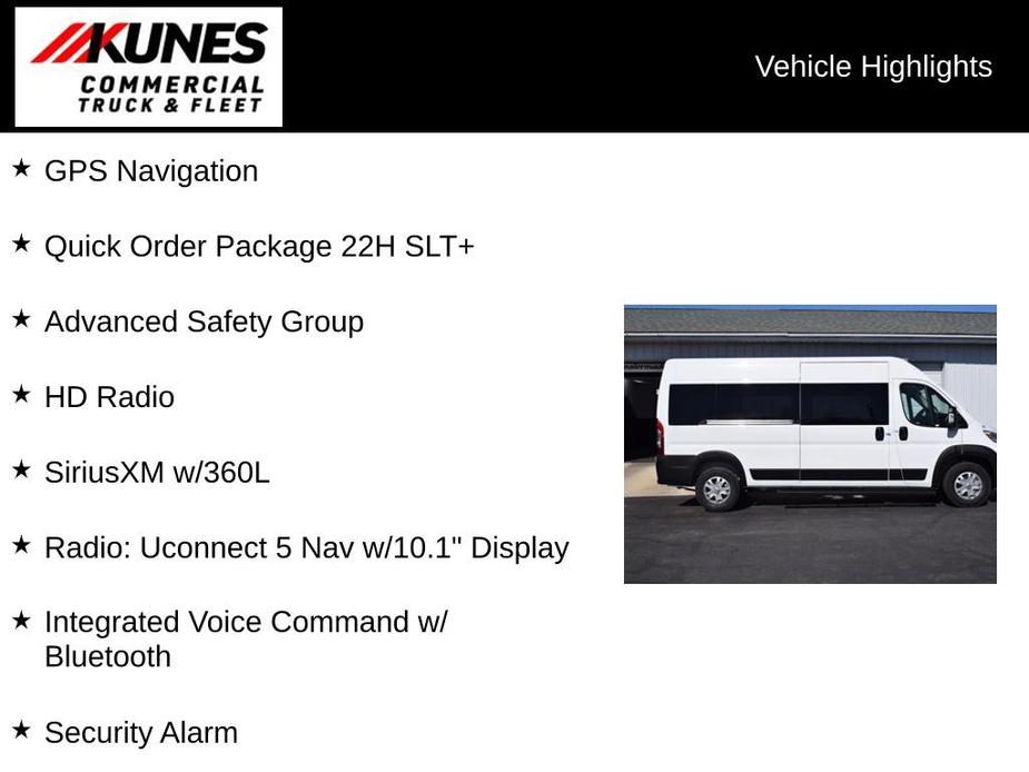 new 2024 Ram ProMaster 2500 Window Van car, priced at $84,440