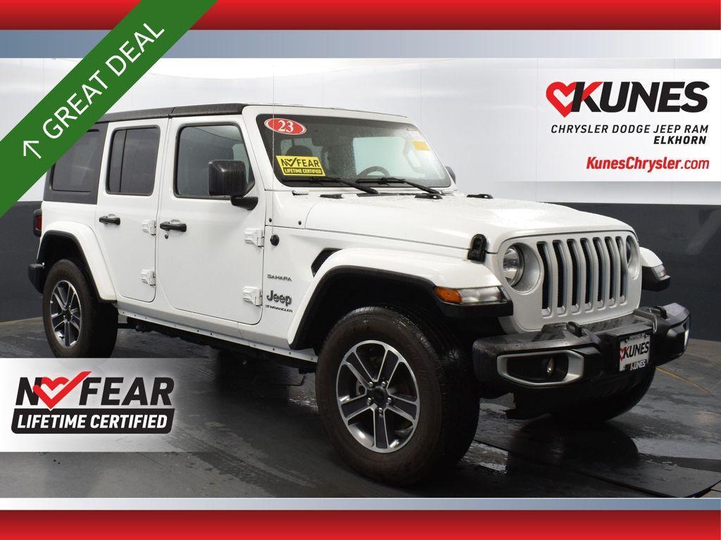 used 2023 Jeep Wrangler car, priced at $33,462