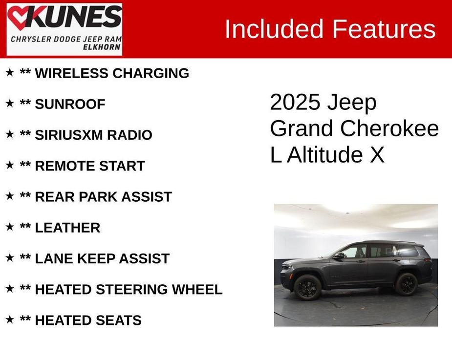 new 2025 Jeep Grand Cherokee L car, priced at $43,992