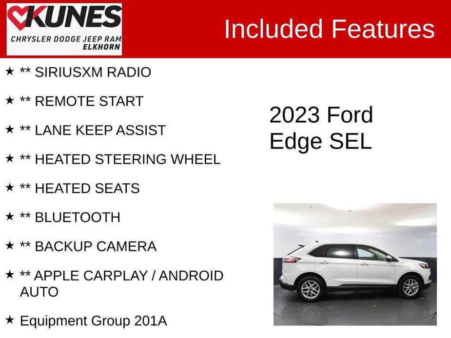 used 2023 Ford Edge car, priced at $23,365