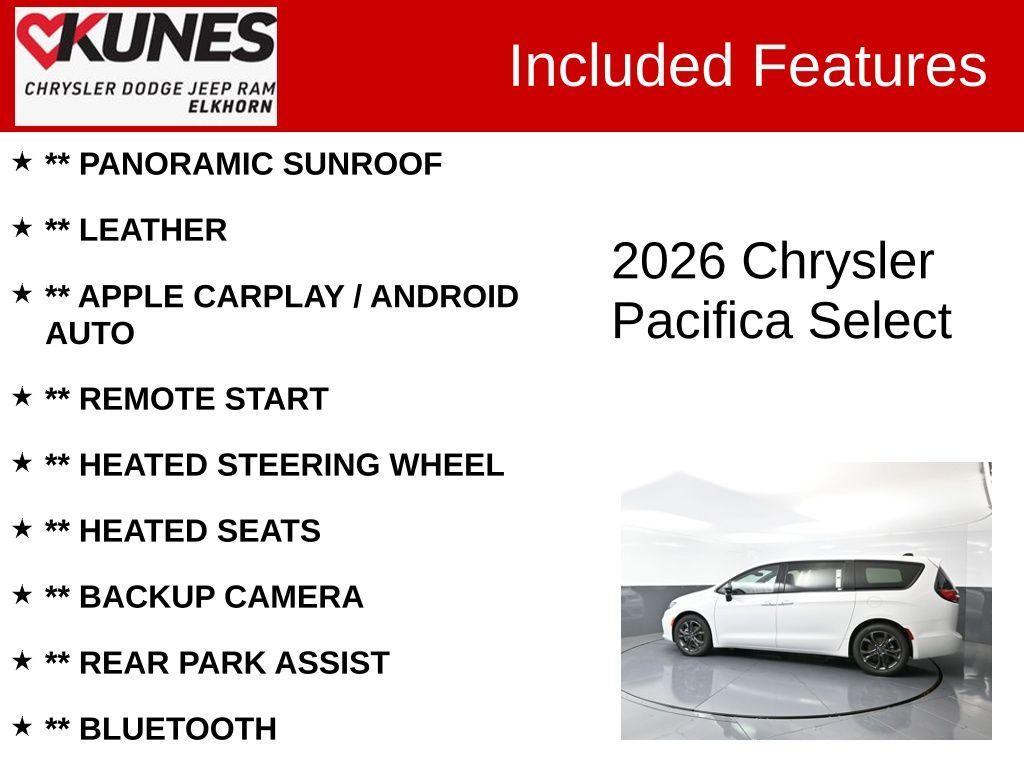 new 2026 Chrysler Pacifica car, priced at $41,227