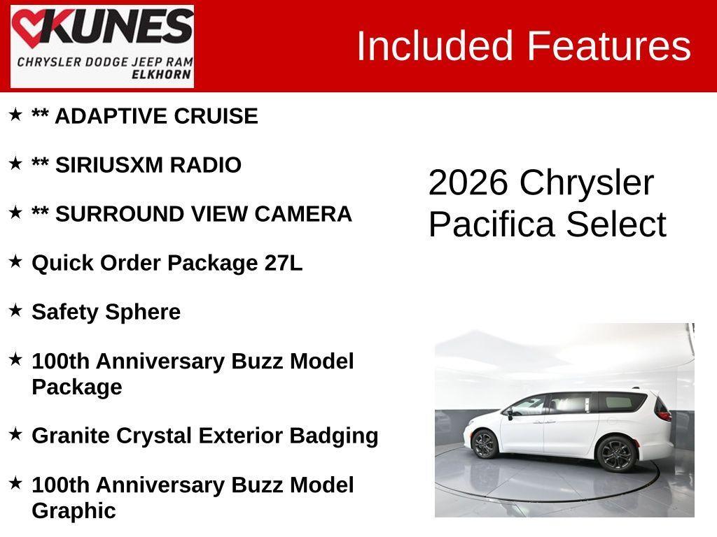 new 2026 Chrysler Pacifica car, priced at $41,227